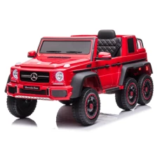 Masinuta electrica copii Mercedes G63 6x6, 210W, 12V 10Ah, echipare Premium, rosie