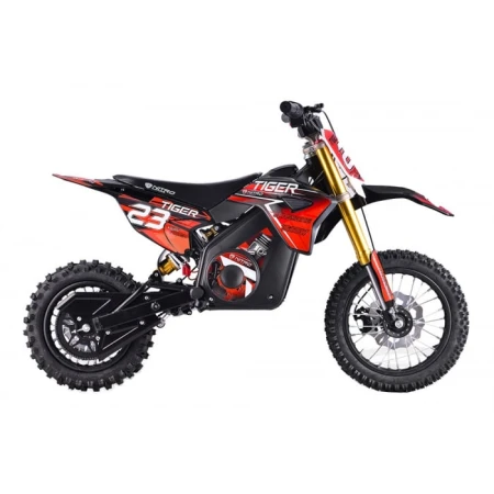 Motocicleta electrica Eco Tiger 1000W 36V 12 10 Rosu