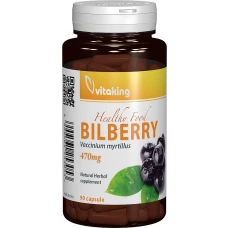 Extract de afin negru Bilberry 470mg, 90 capsule, Vitaking