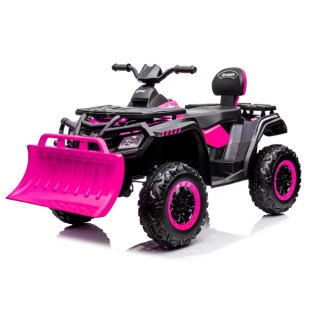 ATV electric 4x4 cu accesorii incluse, Kinderauto BJS615, 320W, 24V, culoare roz