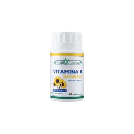 Vitamina D naturala, Health Nutrition, 60 capsule - Health Nutrition
