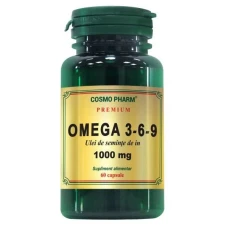 Omega 3-6-9 ulei seminte in,60 capsule,CosmoPharm
