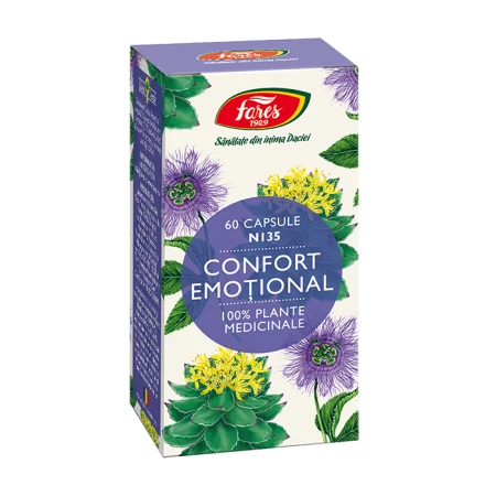 Confort emotional, 60 capsule, Fares