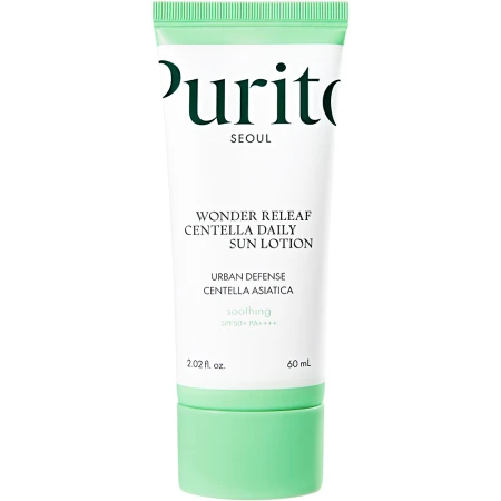 Crema de fata Centella Daily Sun Lotion SPF 50+, PA ++++ Wonder Releaf, 60ml, Purito
