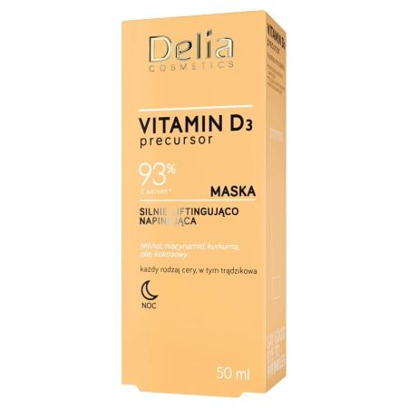 Masca de fata antirid Vitamin D3, 50ml, Delia Cosmetics