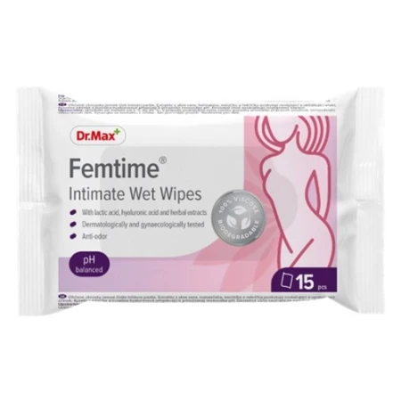 Dr. Max Femtime Servetele intime, 15 bucati