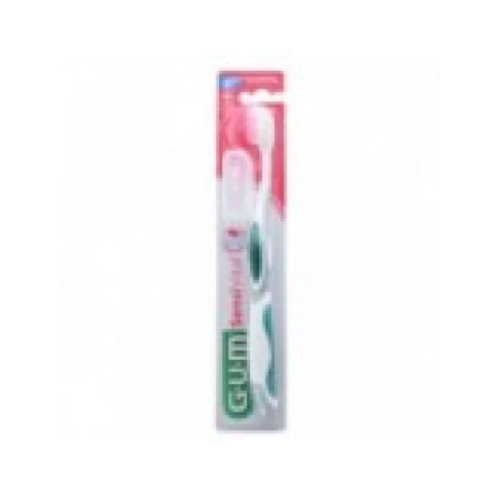 Periuta de Dinti Manuala, GUM, SensiVital 509, Periaj Profund si Delicat, Ultra-Soft, Culoare Alb-Verde