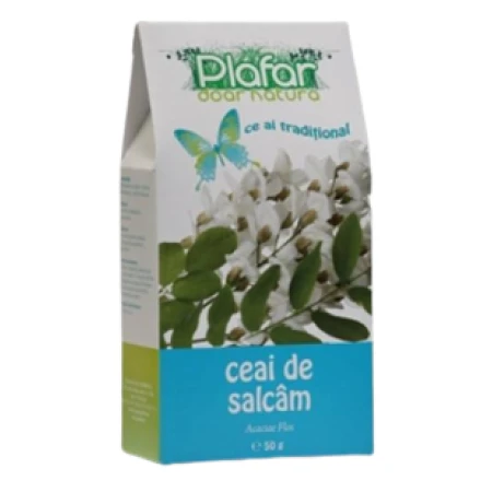 Ceai din flori de salcam, 50g, Plafar