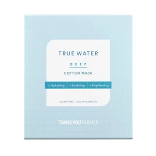 Masca de fata din bumbac True Water Deep, 25ml, Thank You Farmer