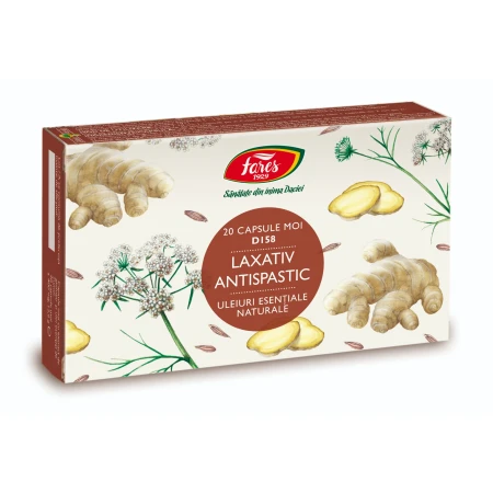Laxativ atispastic D158, 20 capsule, Fares
