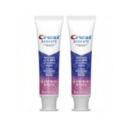 Set 2x Paste de Dinti, Crest, 3D White, Glamorous White, pentru Albirea Dintilor, 107gr