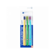 Set Periute de Dinti, Curaprox, Smart Trio Pack, 7600, pentru Curatare Delicata si in Profunzime, Culori Diverse, 3 buc
