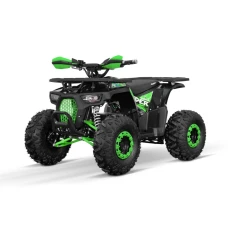 ATV electric pentru copii mari, ECO DustRider XXL 1000W 48V 20Ah cu diferential, roti 8 inch, verde