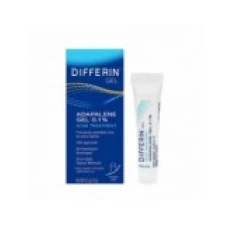 Gel de Fata, Differin, Acne Treatment, Adapalene, Anti-Acnee, Retinol 0,1%, 15gr