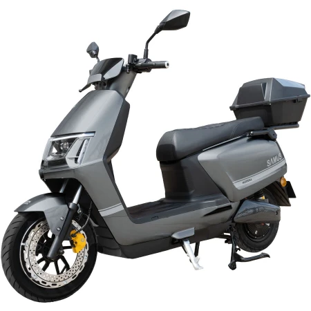 Samus Scuter electric Samus Modena-25-12T2000-72V23-Gray, 1200W, maxima de 25 km/h si autonomie de pana la 85 km, acumulator 72V23AH, tip baterie Plumb Acid, Gri