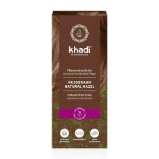 Vopsea de par naturala, SATEN NUCA, 100gr, Khadi