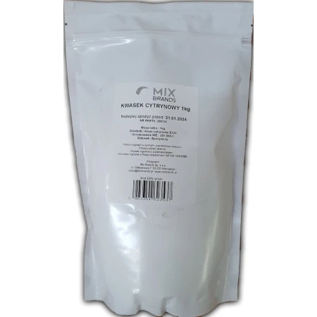 Acid citric - sare de lamaie, 1 kg, Mix Brands