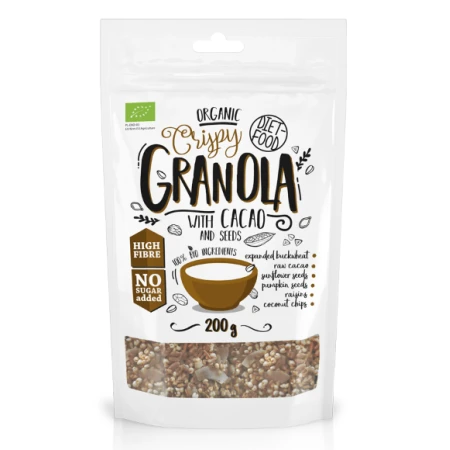 Granola cu cacao Bio 200 g Diet-Food
