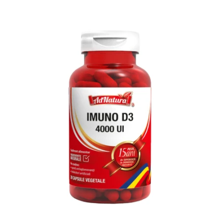 Imuno D3 4000UI, 30 capsule, AdNatura