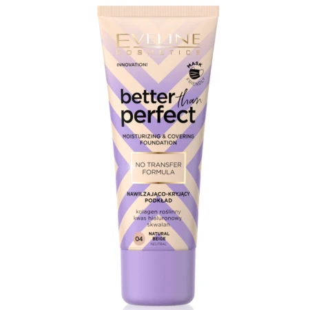 Fond de ten Better Than Perfect No. 04 Natural Beige, 30ml, Eveline Cosmetics
