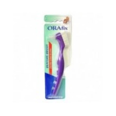Perie, OraFix, Denture Brush, pentru Curatarea si Ingrijirea Protezelor, Culoare Mov