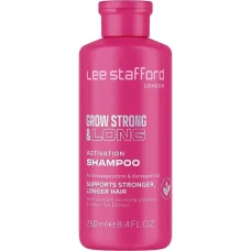 Sampon pentru cresterea parului Grow Strong & Long Activation, 250ml, Lee Stafford