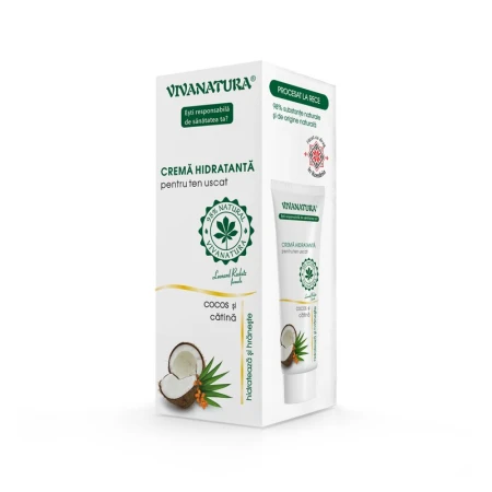 Crema de fata hidratanta pentru ten uscat, 75ml, Leonard Radutz Formula, VivaNatura