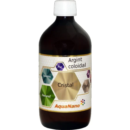 Argint Coloidal Cristal (incolor) Aquanano, 480ml, Aghoras