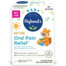 Tablete Homeopate, Hyland's Baby, Calmare Dureri Gingivale Bebelusi, Dizolvare Instanta, 0+ Luni, 100%, 125 Tablete, pentru Zi