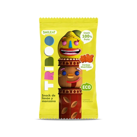 Gustare din mere si lamaie Bio Triboo, 25g, Smileat