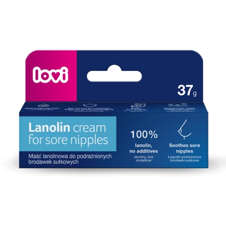 Crema cu lanolina pentru mamelon 14/001, 37g, LOVI