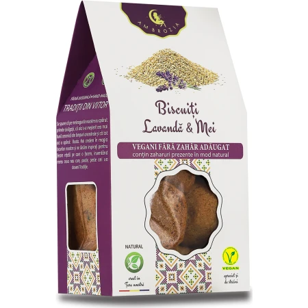 Biscuiti cu lavanda si mei, 130g, Ambrozia