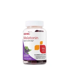 Melatonina 5mg cu aroma naturala de mure, 60 jeleuri, GNC
