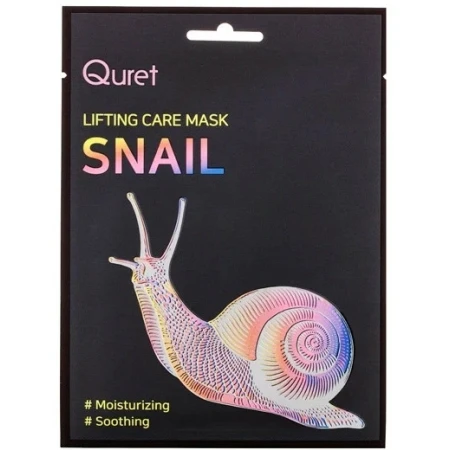 Masca de fata hidratanta pentru ingrijire cu extract de melc, 25g, Quret