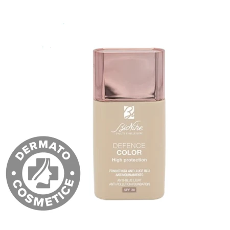 Fond de ten SPF 30 anti-lumina albastra si poluare 304 Beige Defence Color High Protection, 30ml, Bionike