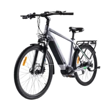Bicicleta electrica MS ENERGY eBike C101, roti 27.5inch, autonomie maxima 130 km, motor 250W 80Nm, baterie LG 36V/14Ah (Negru/Gri)