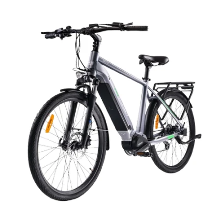 Bicicleta electrica MS ENERGY eBike C101, roti 27.5inch, autonomie maxima 130 km, motor 250W 80Nm, baterie LG 36V/14Ah (Negru/Gri)