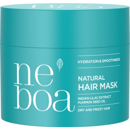 Masca naturala hidratanta pentru par Hydration & Smoothness, 300ml, Neboa