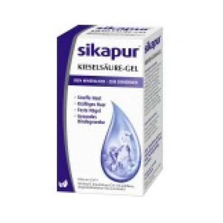 Gel Mineral din Silica, Sikapur, Acid Silicilic pentru Ingestie Orala, pentru Par, Piele si Unghii Sanatoase, 200ml