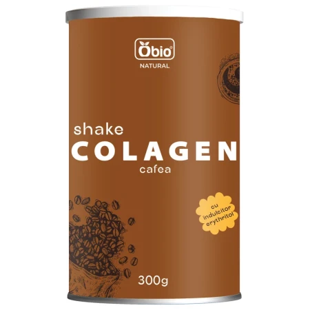 Colagen shake cu cafea 300g Obio