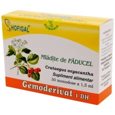 Gemoderivat din muguri si mladite de paducel, 30monodoze, Hofigal