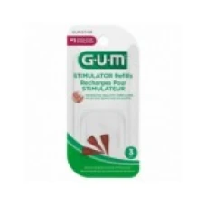 Set Rezerve Stimulator Gingii, Gum, pentru Stimulare si Indepartarea Resturilor de Mancare, 3 buc