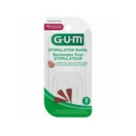 Set Rezerve Stimulator Gingii, Gum, pentru Stimulare si Indepartarea Resturilor de Mancare, 3 buc