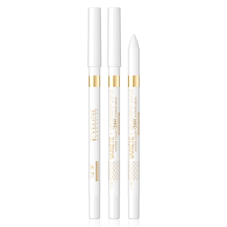 Creion de ochi gel Variete 08 White, 1.3g, Eveline Cosmetics