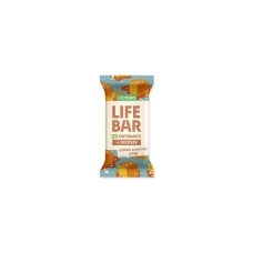Baton proteic de ovaz cu caramel sarat, bio, 40g, Lifebar