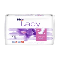 Absorbante pentru incontinenta urinara Lady Super, 15 bucati, Seni