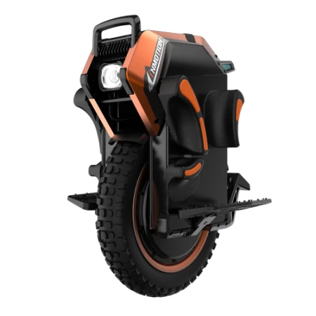 Monociclu electric Inmotion Adventure V14 50GB, Viteza 70 km/h, Autonomie 120km, Motor 4000 W, roata 16” (Negru/Portocaliu)