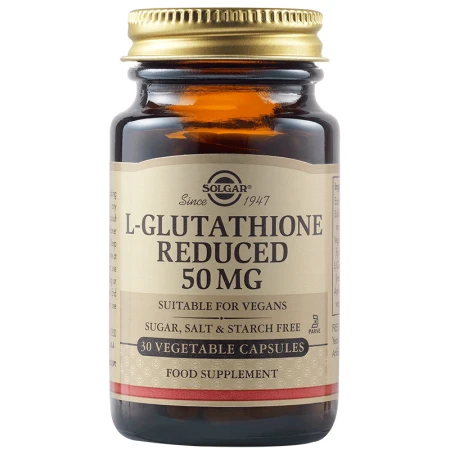 L-Glutatathione reduce 50mg, 30 capsule, Solgar
