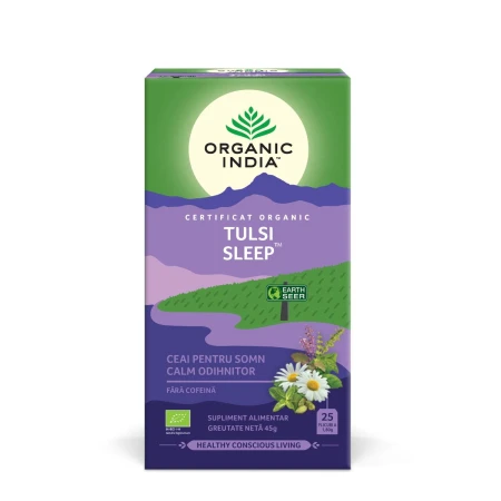 Ceai Bio Tulsi Sleep, 25 plicuri, Organic India