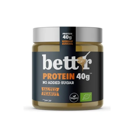Crema proteica de arahide sarate bio 250g Bettr